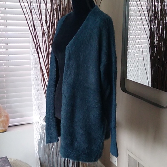 LOFT Eyelash Open Front Cardigan - Picture 2 of 6